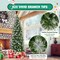 Costway 6/7.5/9 ft Pre-Lit Artificial Christmas Tree with 580/820/1228 Frosted Tips 470 LED Lights
